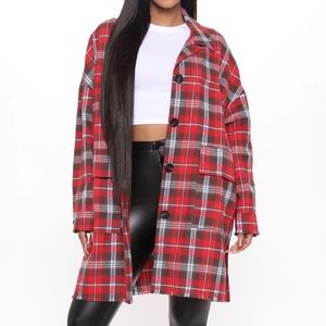 Red flannel top